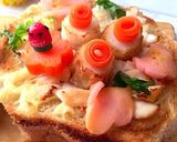 めかじき味噌焼き　和風総菜パン作り方3写真