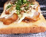 照り焼きチキンの冷凍作りおきトースト作り方5写真