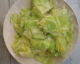 レンジで簡単★旨み蒸しキャベツ作り方2写真