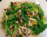 牡蠣のコンフィでクリームパスタ作り方8写真
