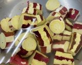 鶏ももとさつまいもの揚げ煮作り方2写真