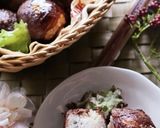 大葉とごまの肉巻きご飯作り方6写真
