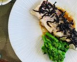 鯛の塩昆布蒸し～甘酢大根おろし添え～作り方5写真