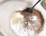 小さなココアパンケーキ作り方1写真