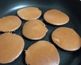 小さなココアパンケーキ作り方9写真