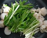 ホタテと水菜のバターポン酢☆作り方2写真