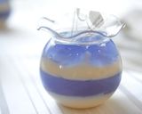 バタフライピーとヨーグルトの2色ゼリー☆作り方10写真