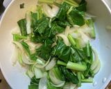 苦味なし小松菜の炒め物作り方3写真