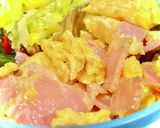 おいしい！スクランブルエッグ　タロの弁当作り方2写真