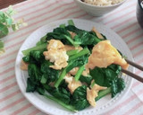 ポイントは強火！簡単♡青菜の卵炒め作り方7写真