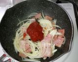 舞茸とベーコンのナポリタン作り方4写真