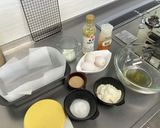 台湾カステラ【玉子３個・糖質控えめ】作り方1写真