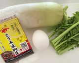 【節約レシピ】大根の葉で簡単お好み焼き作り方1写真