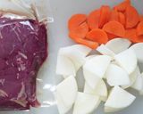 馬肉煮込作り方1写真