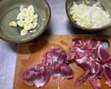 10分で一品！砂ずりのニンニク炒め作り方1写真