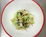 生わかめとキャベツの簡単サラダ作り方4写真