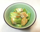 レタスと厚揚げのさっぱり和え☆作り方5写真