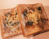 【簡単】ビビンパン(作置き冷凍トースト)作り方4写真
