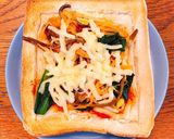 【簡単】ビビンパン(作置き冷凍トースト)作り方5写真