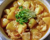 めんつゆで『長芋と里芋の肉じゃが風』作り方7写真