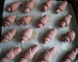 サツマイモ（紫芋）入りバターロールパン♪作り方10写真
