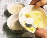 バターケーキ 甘じょっぱいキューブ作り方1写真