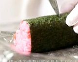 気持ち届け。デコ巻き寿司～ハート作り方8写真