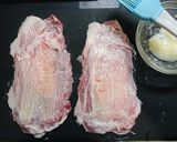 簡単！揚げない☆チーズ味噌かつ・薄切り肉作り方2写真