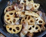 ご飯が進む☆しゃきしゃき豚ばらレンコン作り方7写真