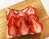 いちごチーズケーキの冷凍作りおきトースト作り方3写真