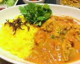 今日の夕飯は簡単柔らかバターチキンカレー作り方1写真