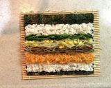 恵方巻きに！焼肉ビビンバ巻き作り方6写真