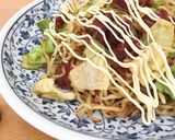 コンビーフキャベツ焼きそば作り方16写真