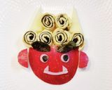 りんごで作ろう＊赤鬼作り方5写真