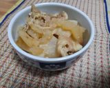 ねずみ大根と豚肉のうま煮♪お好みの大根で作り方5写真