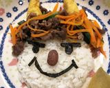 小鬼のビビンバ☆節分お子様プレート作り方9写真