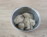 牡蠣のしぐれ煮。作り方1写真
