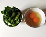 ポイントは強火！簡単♡青菜の卵炒め作り方1写真
