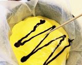 チョコシロップで米粉チョコケーキ作り方6写真