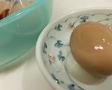 簡単、味玉肉味噌丼作り方1写真