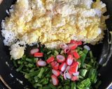 小葱とたまごのチャーハン作り方5写真