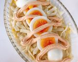 白菜を食べる！卵と明太マヨのグラタン作り方4写真