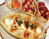 白菜を食べる！卵と明太マヨのグラタン作り方5写真