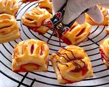 冷凍パイシートでいちごホワイトチョコパイ作り方9写真