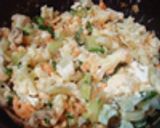 鮭とカリフラワーのプチ×２クリームパスタ作り方4写真