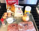 低温調理の柔らかハンバーグ　おろしポン酢作り方1写真