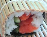 サーモンたっぷり！巻き寿司♪恵方巻きにも作り方8写真