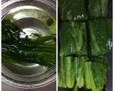 レンジで小松菜のお浸し＊作り置き＊作り方3写真