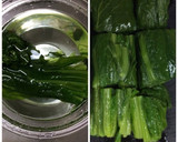レンジで小松菜のお浸し＊作り置き＊作り方3写真