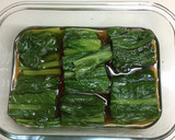 レンジで小松菜のお浸し＊作り置き＊作り方4写真
